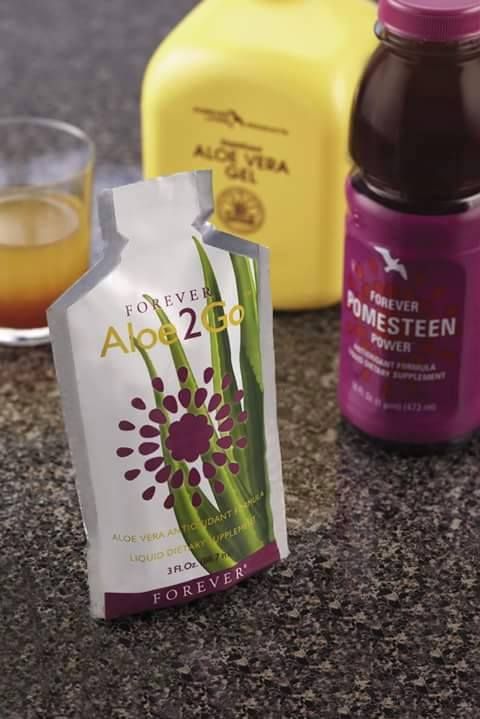 نوشیدنی آلوئه توگو پامستین آنتی اکسیدانی فوراور